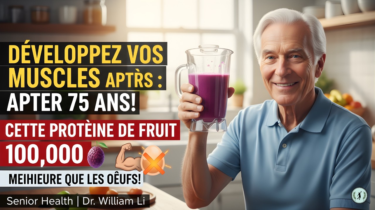 D&eacute;velopper ses Muscles Apr&egrave;s 75 Ans : Ce Fruit Riche en Prot&eacute;ines Surprend Tout le Monde &ndash; Sant&eacute;