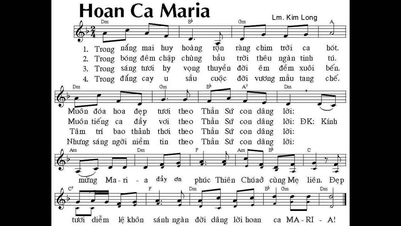 Hoan Ca MARIA Kim Long