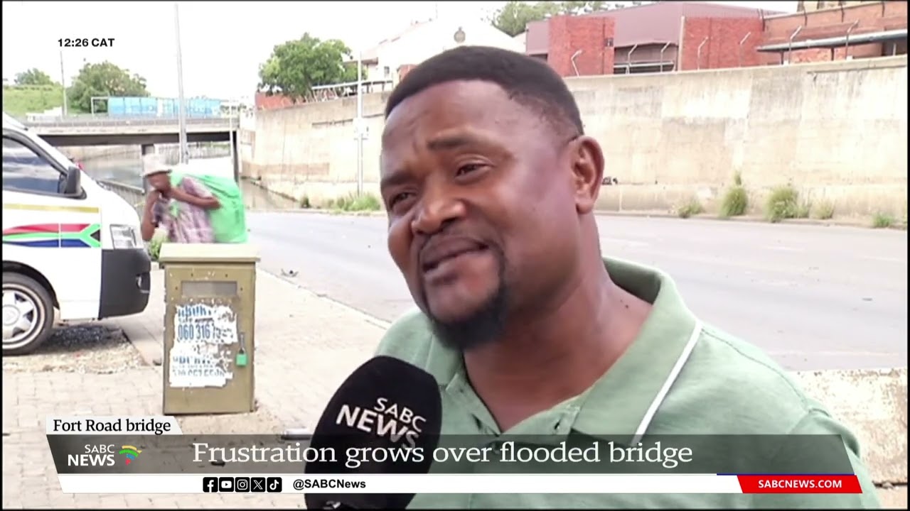Bloemfontein residents left fuming as flooded Fort Road subway bridge closed