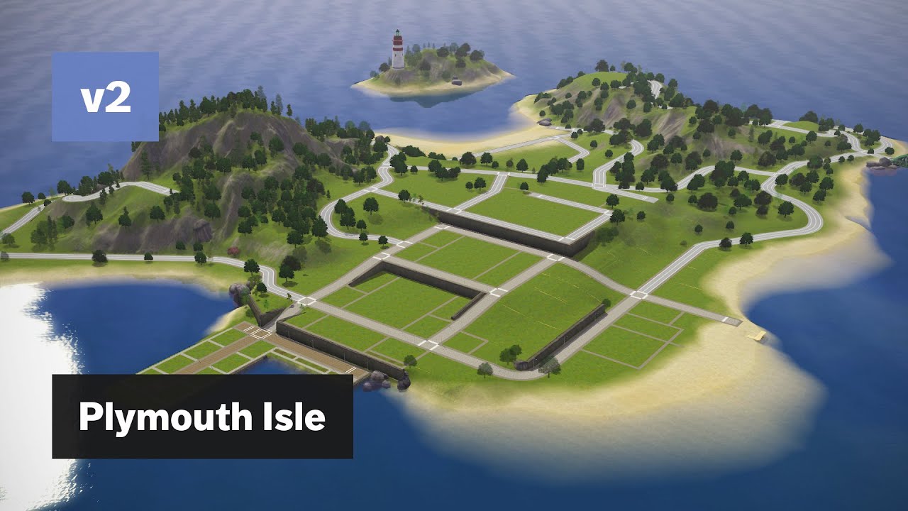 Plymouth Isle v2 • Overview + Download • The Sims 3