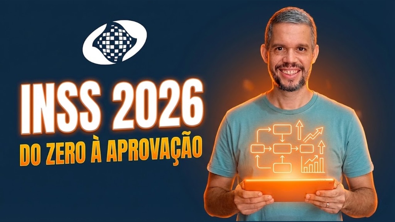 PROVA DO INSS 2026: O que eu faria do zero hoje (Técnico do Seguro Social) | Cronograma de Estudo