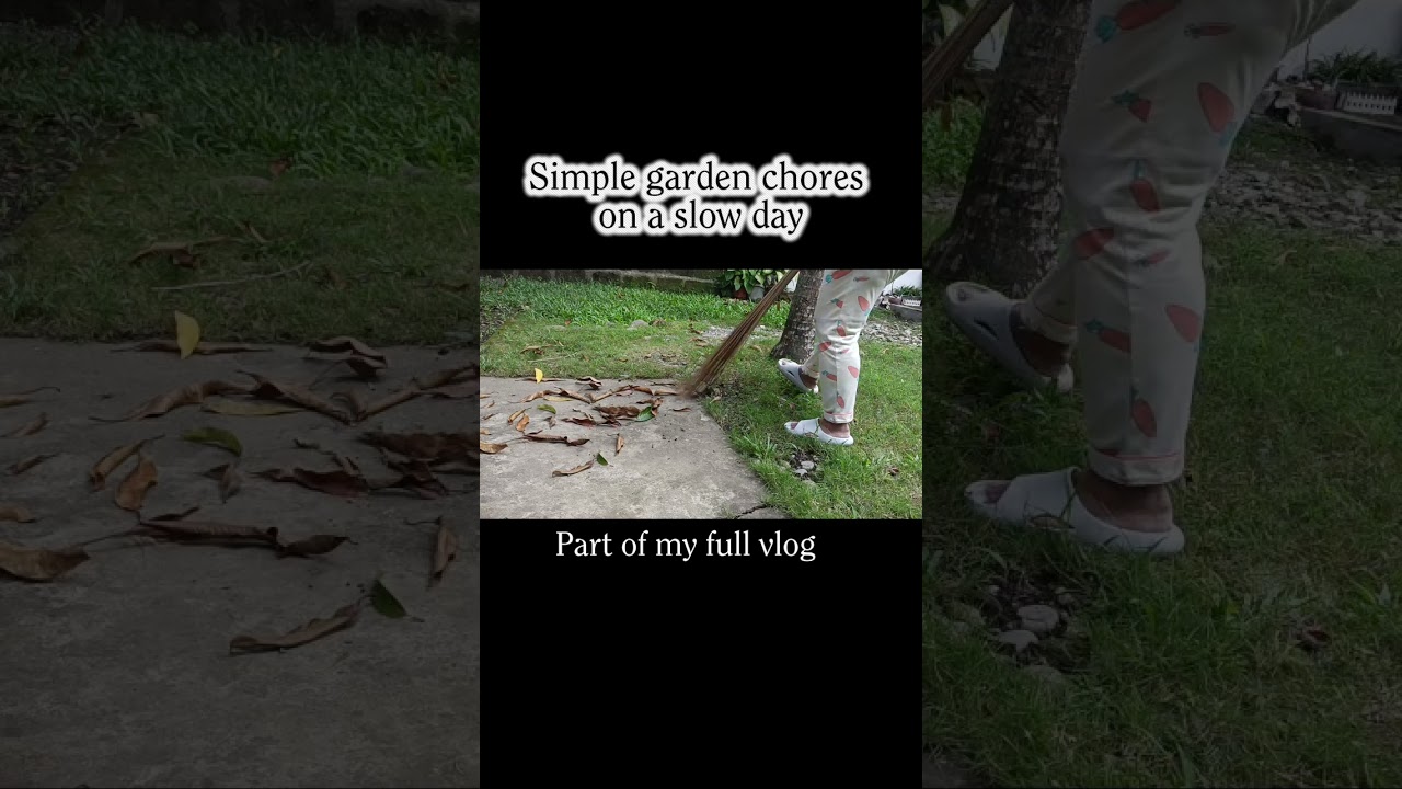 Garden Cleaning Routine | Slow Living in Retirement