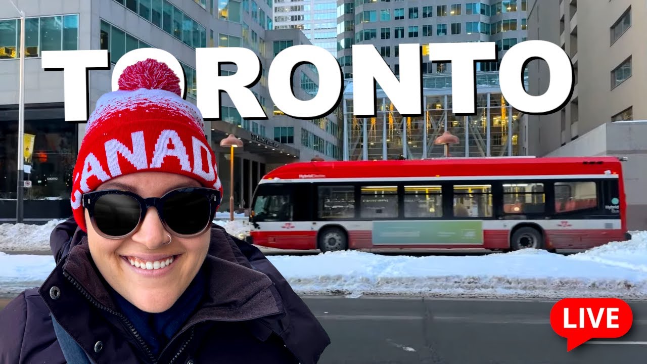 Toronto LIVE On A Cold Saturday (vertical)