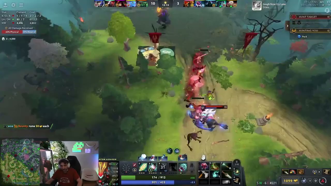 gorgc smash while rtz is flaming w33ha