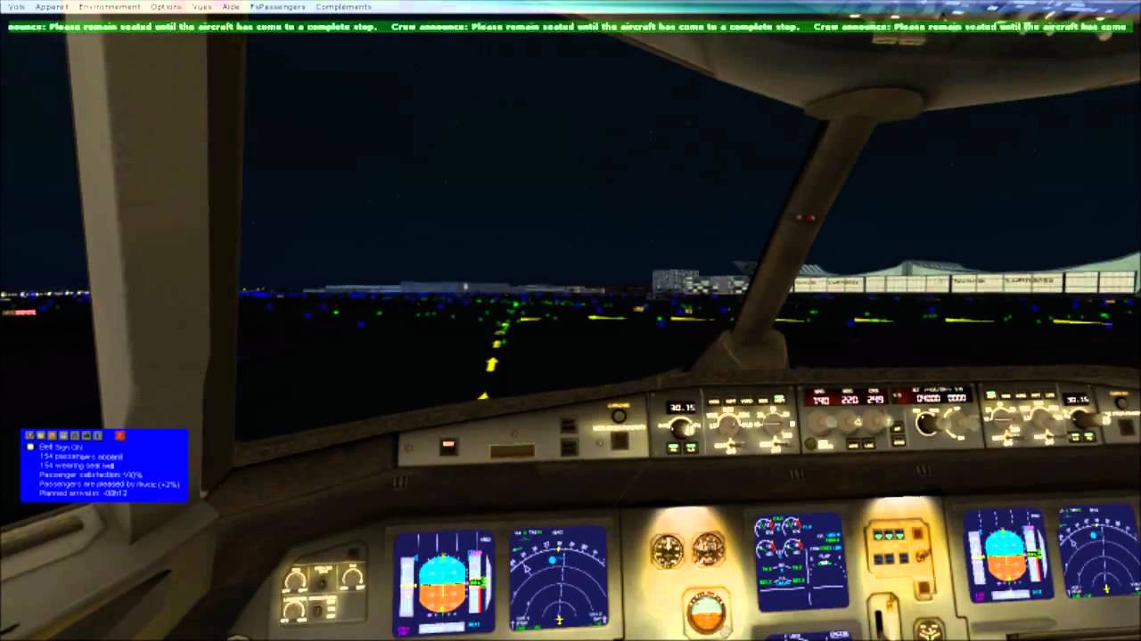 FS Passenger landing  at Frankfurt Main airport