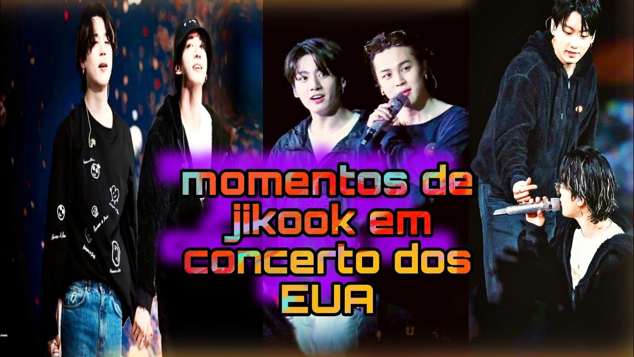 momentos de jikook em concerto do EUA  parte : 01🐰🐥 