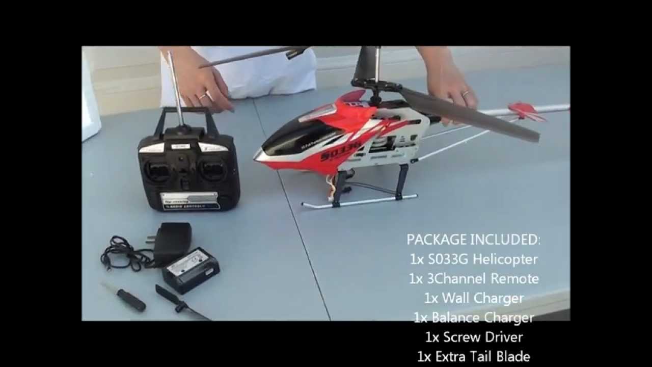 OPEN BOX REVIEW! Syma S033G Co-axial RC Electric Helicopter From xHobbyStore.com