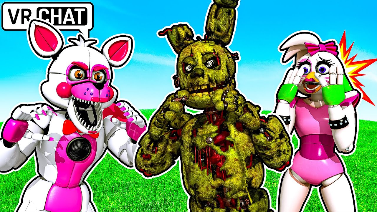 Springtrap Meets Funtime Foxy in VRCHAT