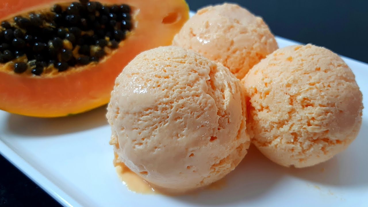 SORVETE DE MAMÃO PAPAIA | SEM EMULSIFICANTE E LIGA NEUTRA