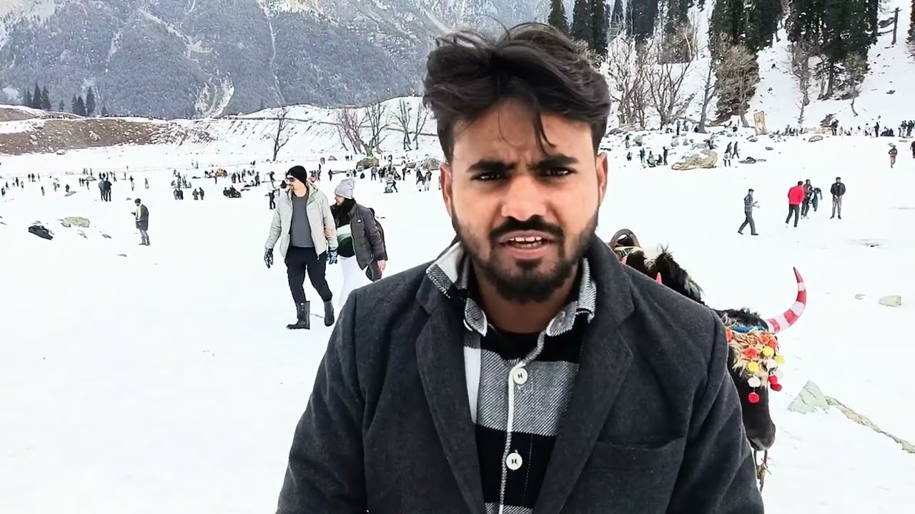 100 रुपए में फोटो रील्स बनबाओ Sonamarg में बर्फ 🧊 में 