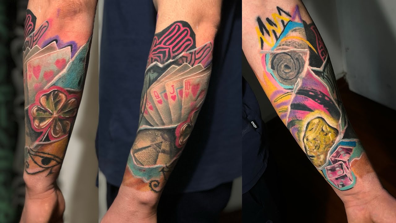 Tatuaje de buena fortuna , sesion tres , cover up
