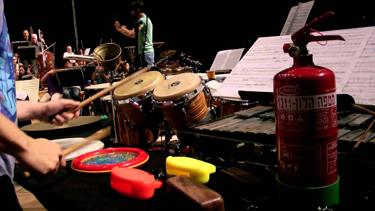 Asaf Roth , Percussion Solo with the Israeli Philharmonic Orchestra (rehearsal)