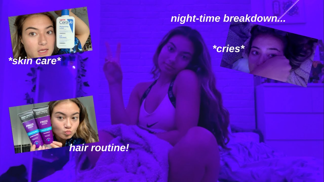 a real college night routine
