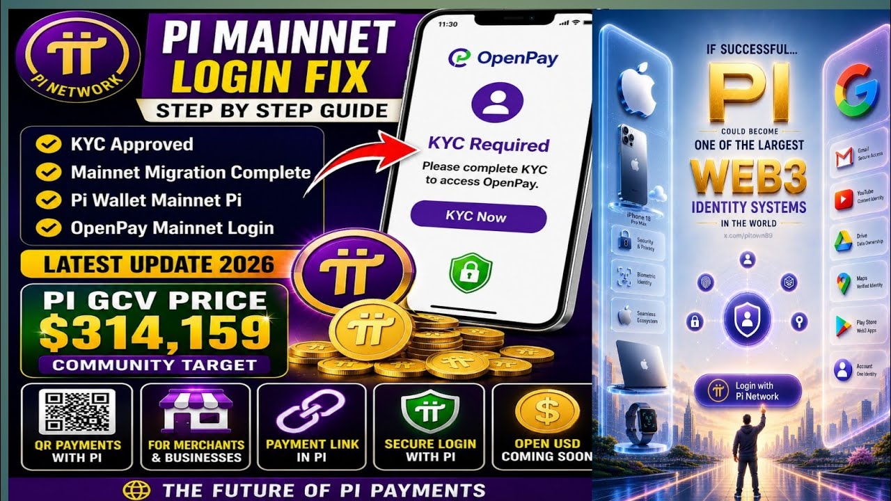 Pi Update | Pi GCV Price & OpenPay | Pi Mainnet Login Update 2026