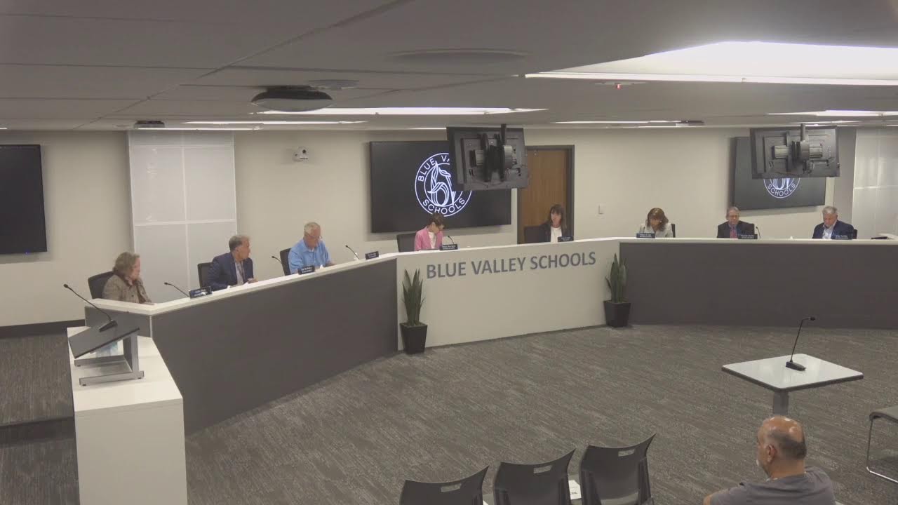 Blue Valley Board of Education Meeting 6-9-2025