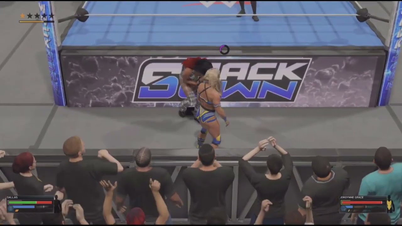 WWE 2K26 SMACKDOWN - STEFANY PROMO + DALLAS VS JORDYNNE GRACE - 03/15/26