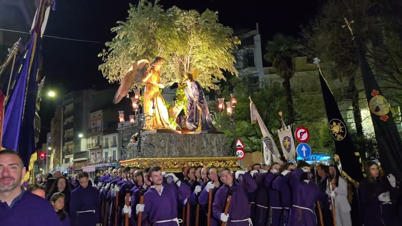 Procesión del Centenario. VH de Jesús orando en el Huerto de San Esteban. Final de procesión. Cuenca