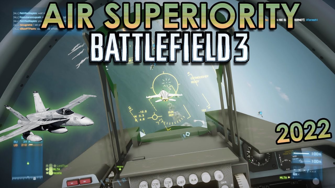 Battlefield 3: Air Superiority Gameplay in 2022 | PC