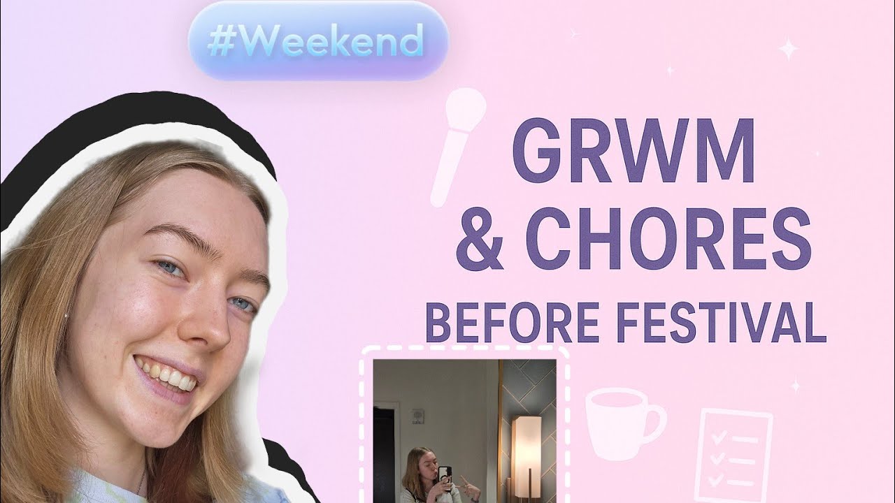 Chaotic Festival Morning GRWM 😂 Routine, Chores & Outfit Prep