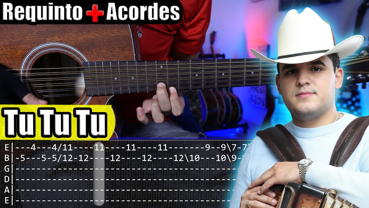 Tu Tu Tu - Clave Especial x Edgardo Nuñez - Requinto + Acordes | TABS | Tutorial Guitarra