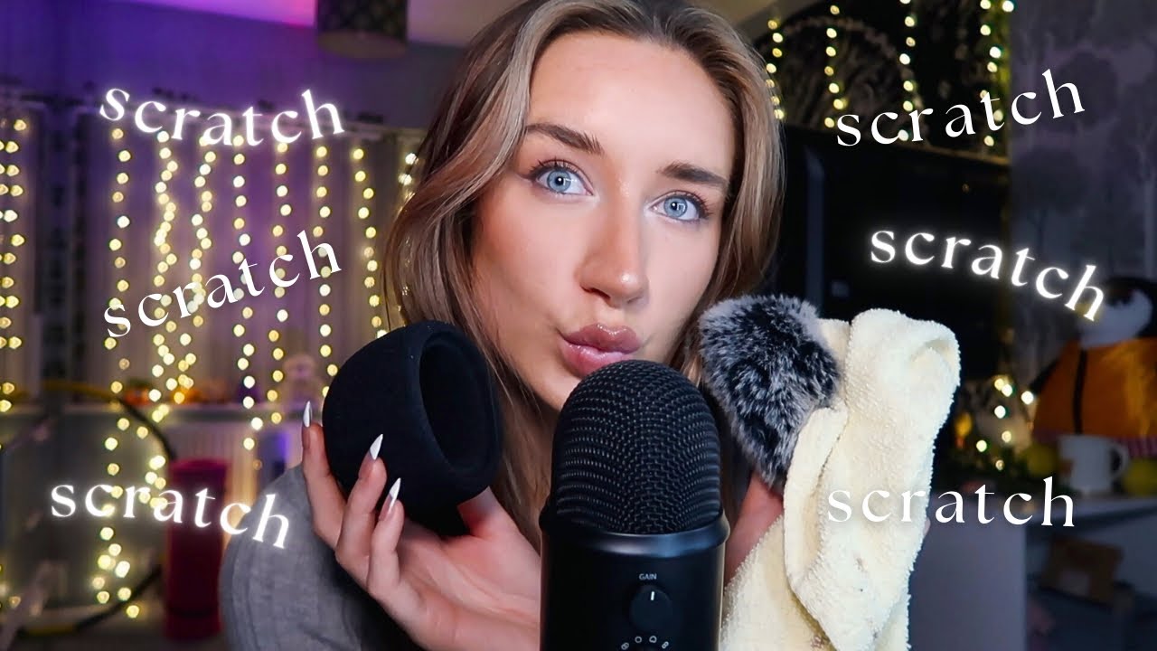 ASMR but it is all mic scratching triggers 😍💤