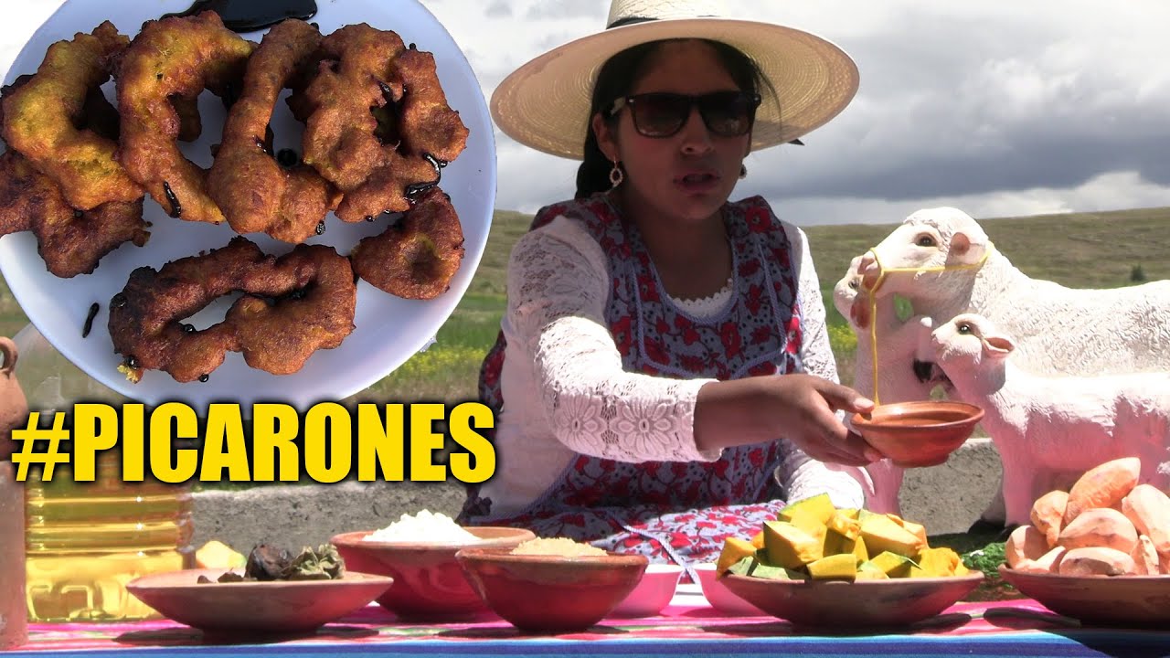 PICARONES  A LEÑA a fogón AL ESTILO DE LA CHOLITA JULIA