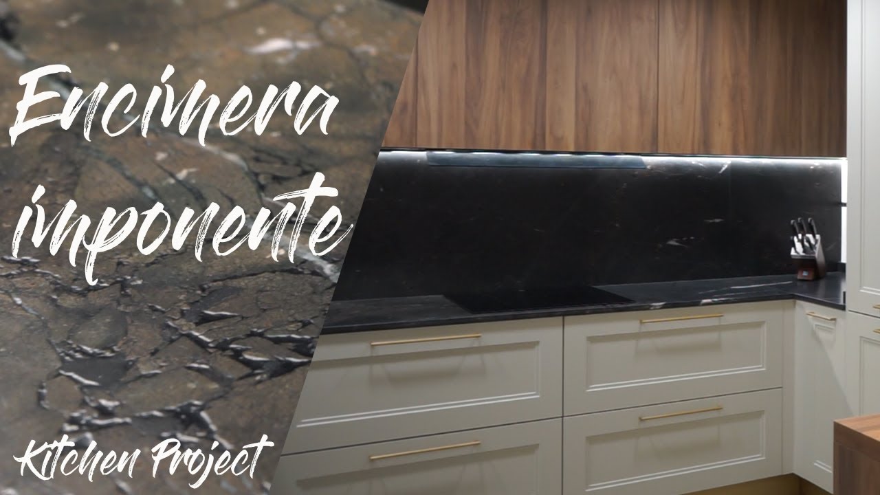 Diseño de cocina en U en Cuarte: clásica, funcional y con una encimera única