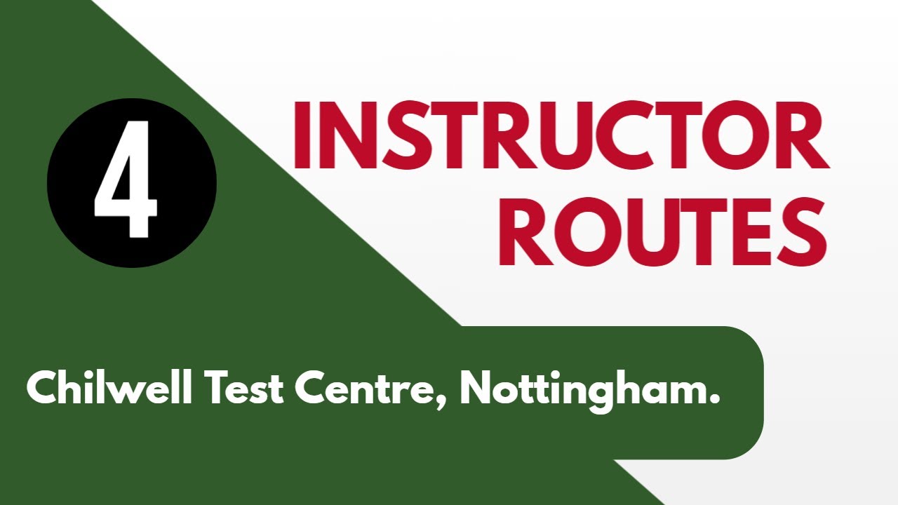 Chilwell Test Centre Nottingham Route 4 l Nottingham Test Routes l Chilwell to Long Eaton l
