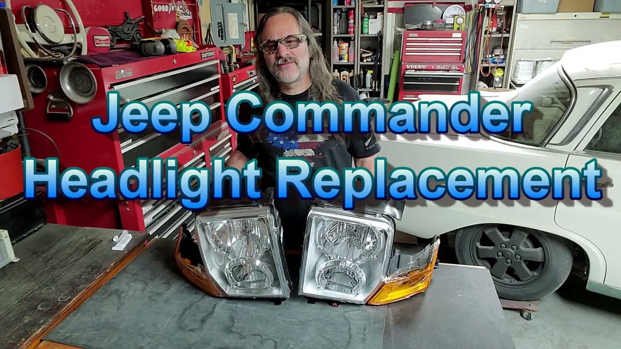 Jeep Commander Headlight Replacement DIY + Upgrade to LED & tip to keep your lights from fogging up