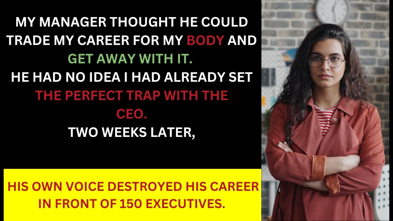My Manager Demanded Something Disgusting For My Promotion… He Didn't Know The CEO Set Him Up