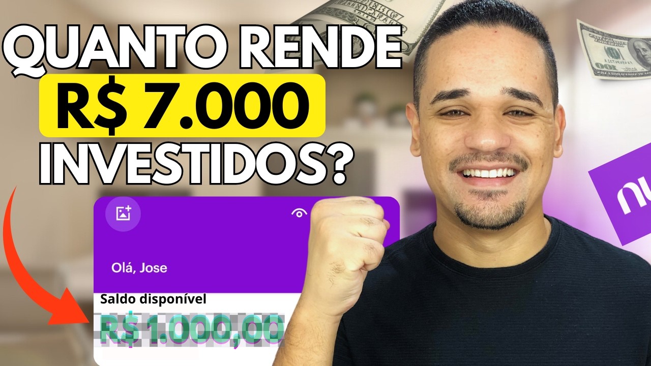 QUANTO rende 7mil REAIS INVESTIDOS?