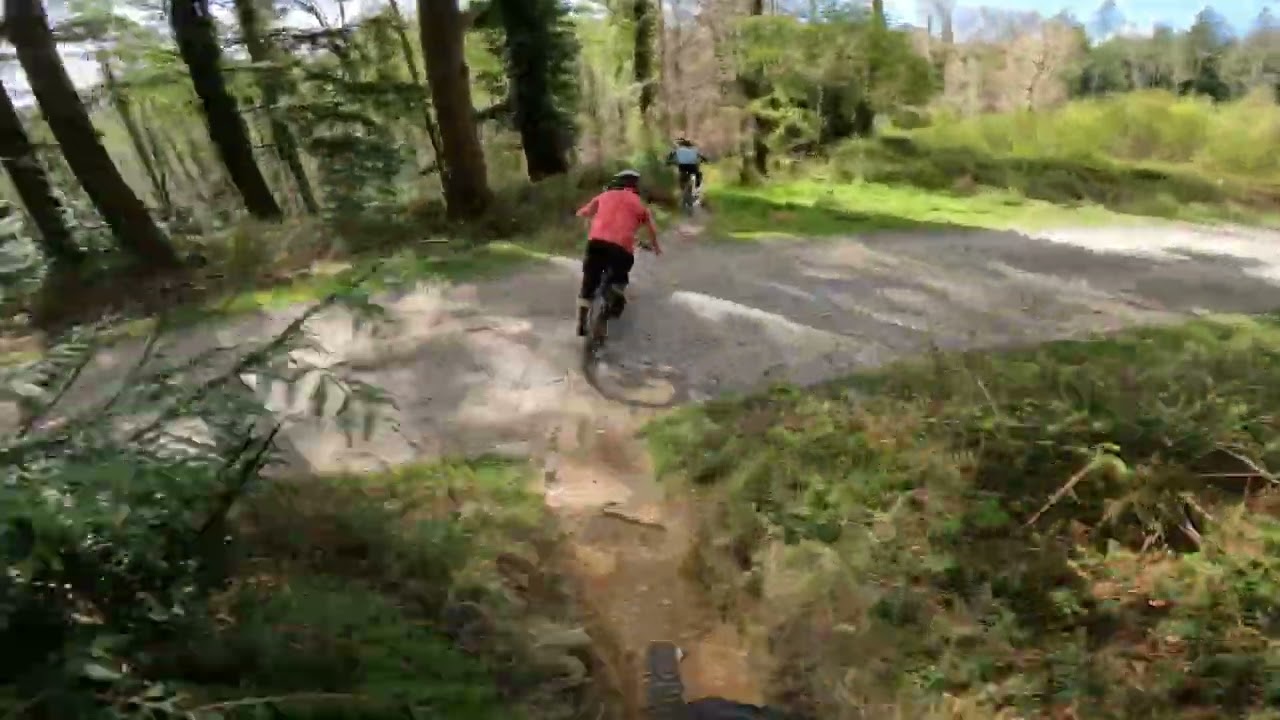 Cooney Coaster behind Jamie McCullough, Tollymore