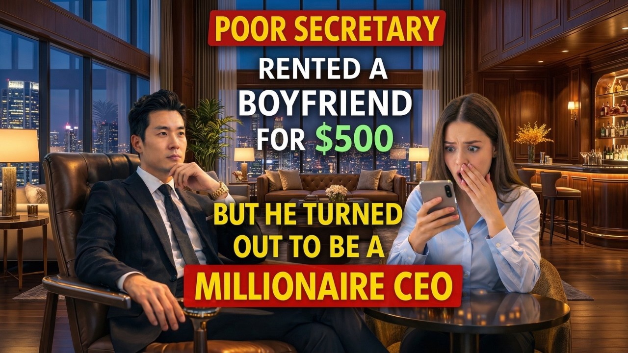 POOR SECRETARY RENTED A BOYFRIEND FOR $500, BUT HE TURNED OUT TO BE A MILLIONAIRE CEO AND TRANSFORME