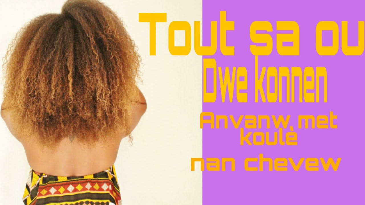 Kòman pouw swen cheve w ki gen koulè