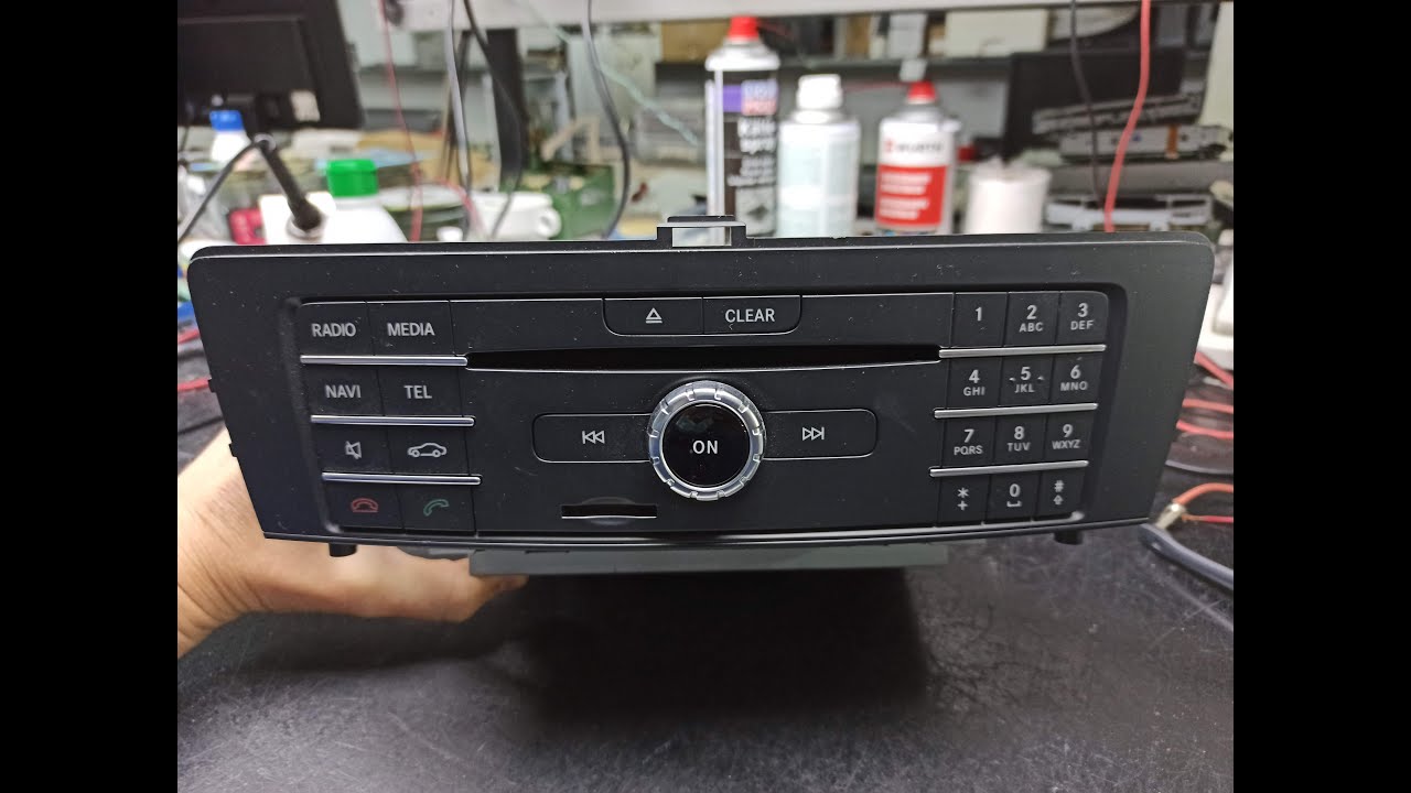 Reparación radio navegador Mercedes Benz ntg5.1 comand garmin becker