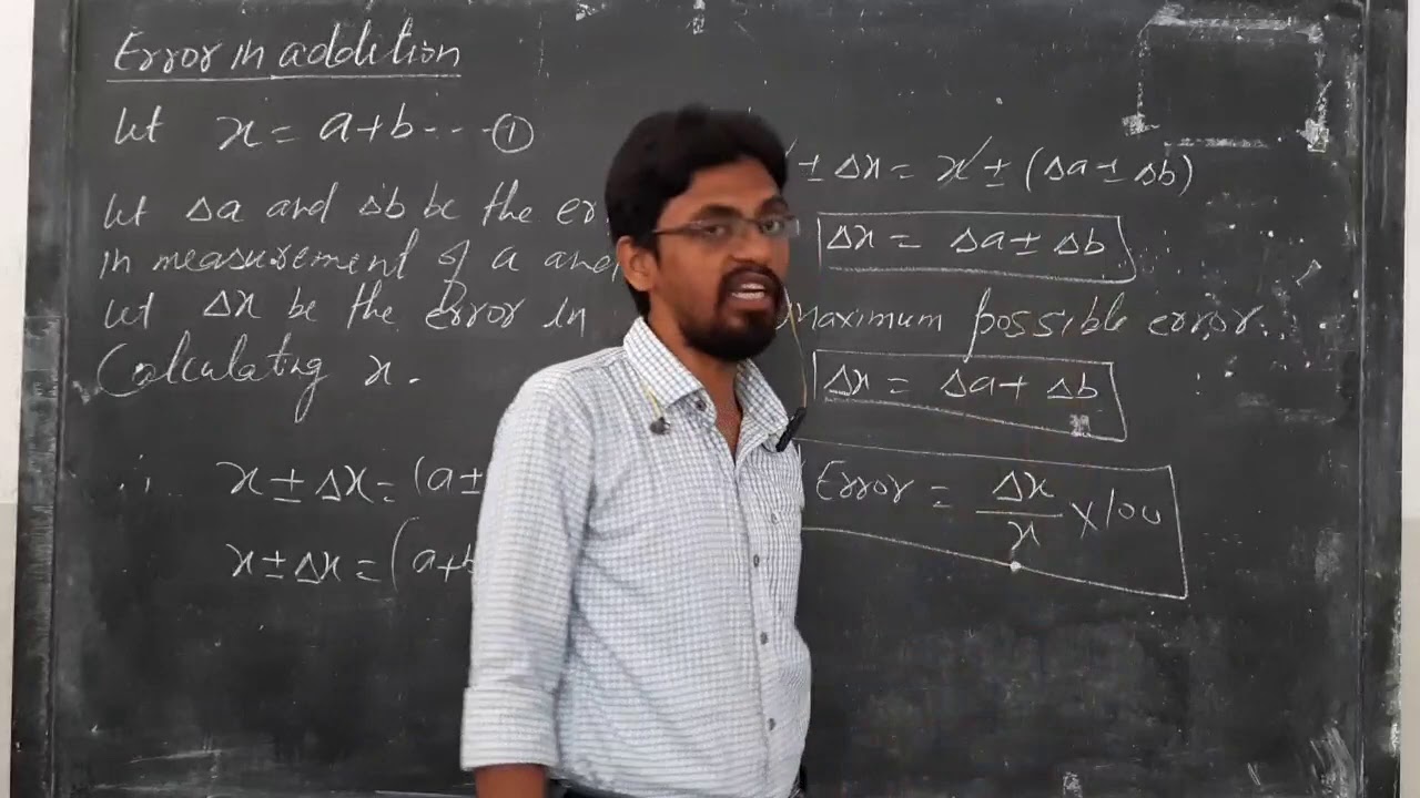 Error in addition
