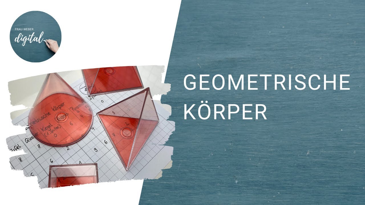 Eigenschaften von geometrischen Körpern - Ecken, Flächen, Kanten auf einen Blick