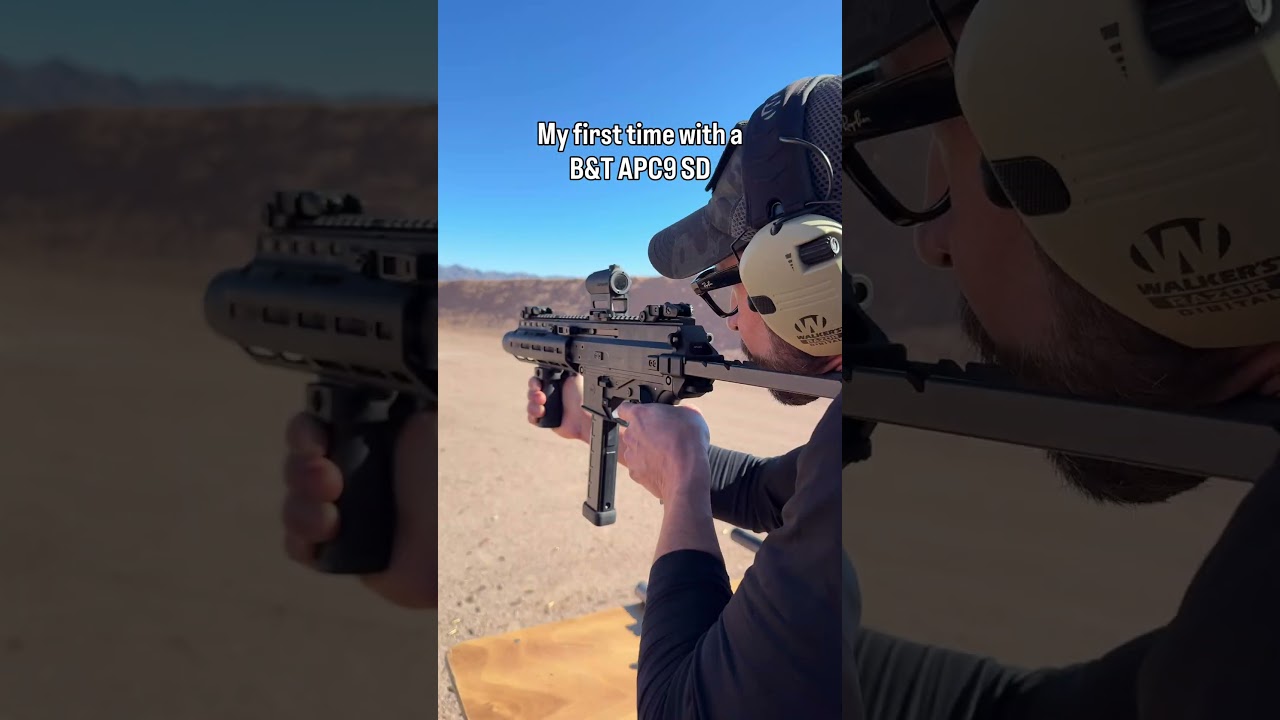 БТР APC9 SD от @btusallc с интегрированным глушителем 🤫 #apc9sd #shotshow #rangeday #southpaw #swiss