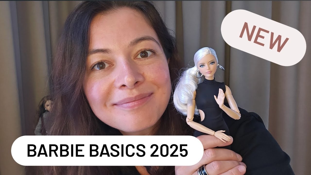 Обзор/распаковка Barbie Signature Basics 2025 Series 1 Doll 2 JBH71