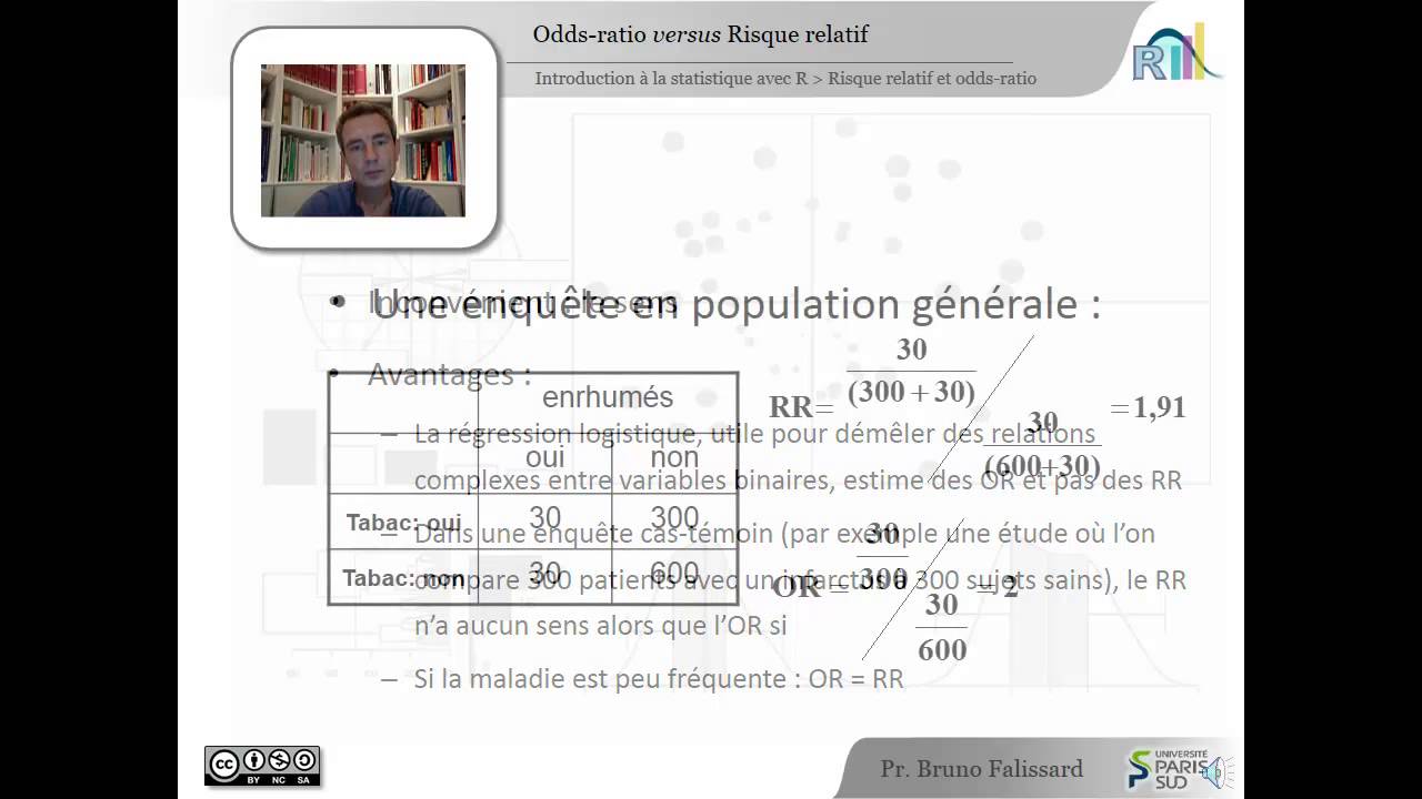 7 - Risque relatif et odds-ratio