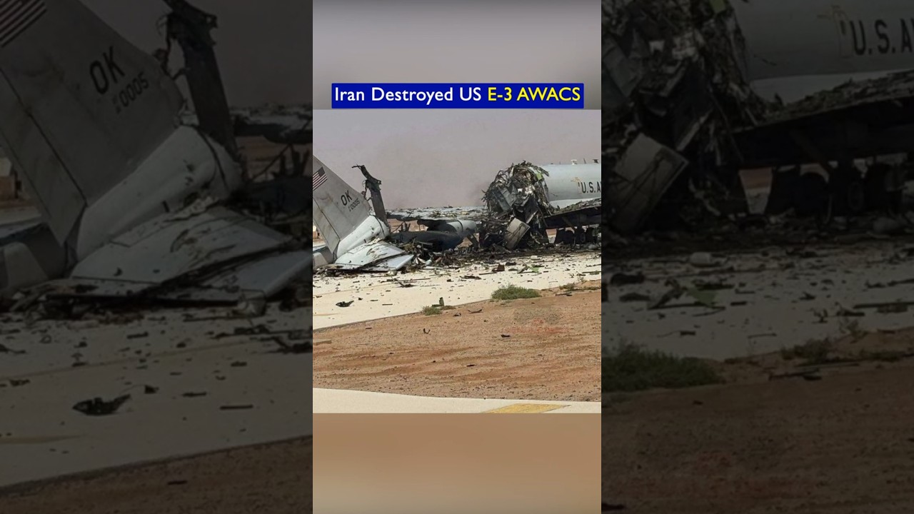 US E-3 Sentry AWACS Destroyed in Precision Strike by Iranian Ballistic Missile!!