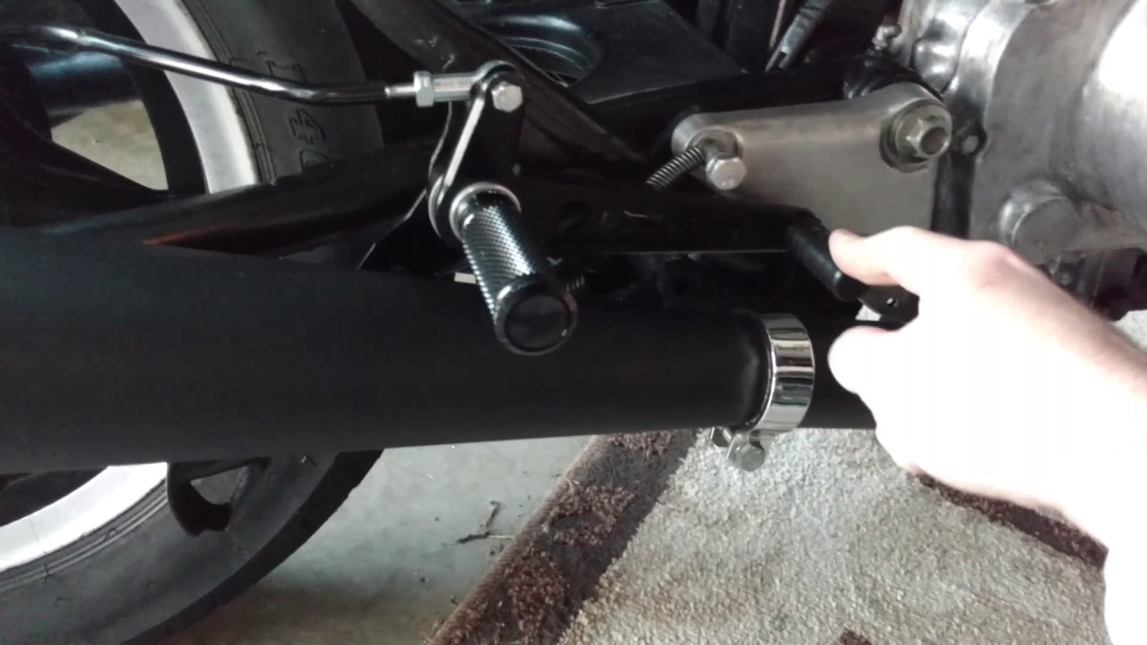 Cafe Racer Build Rear Sets Pt. 2 - Honda CM400T