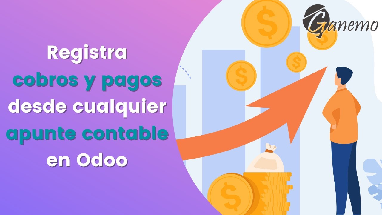 Registra cobros y pagos desde cualquier apunte contable en Odoo | Contabilidad avanzada en Odoo🌟📊📈