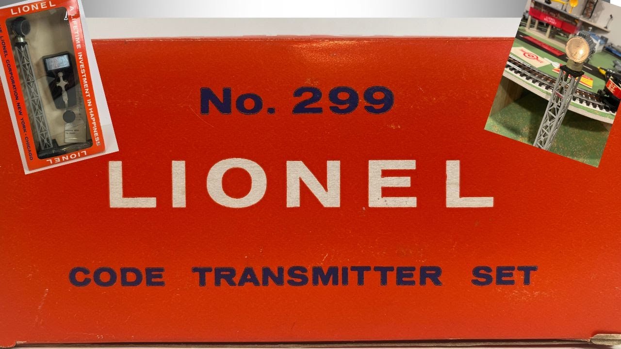 Hard to find Lionel 299 Code Transmitter Set
