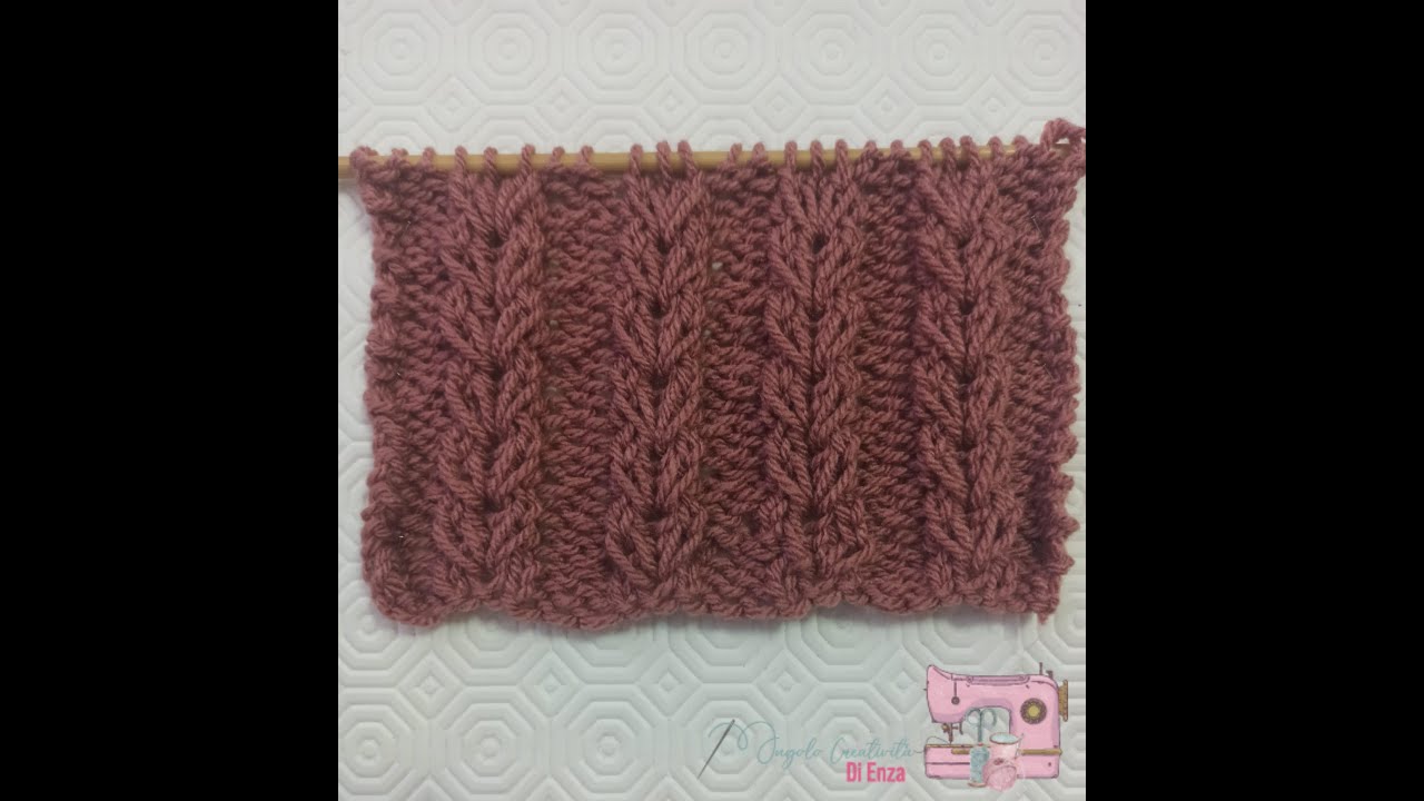 Punto cuoricini ai ferri 🧶💗 Facile e di grande effetto😉