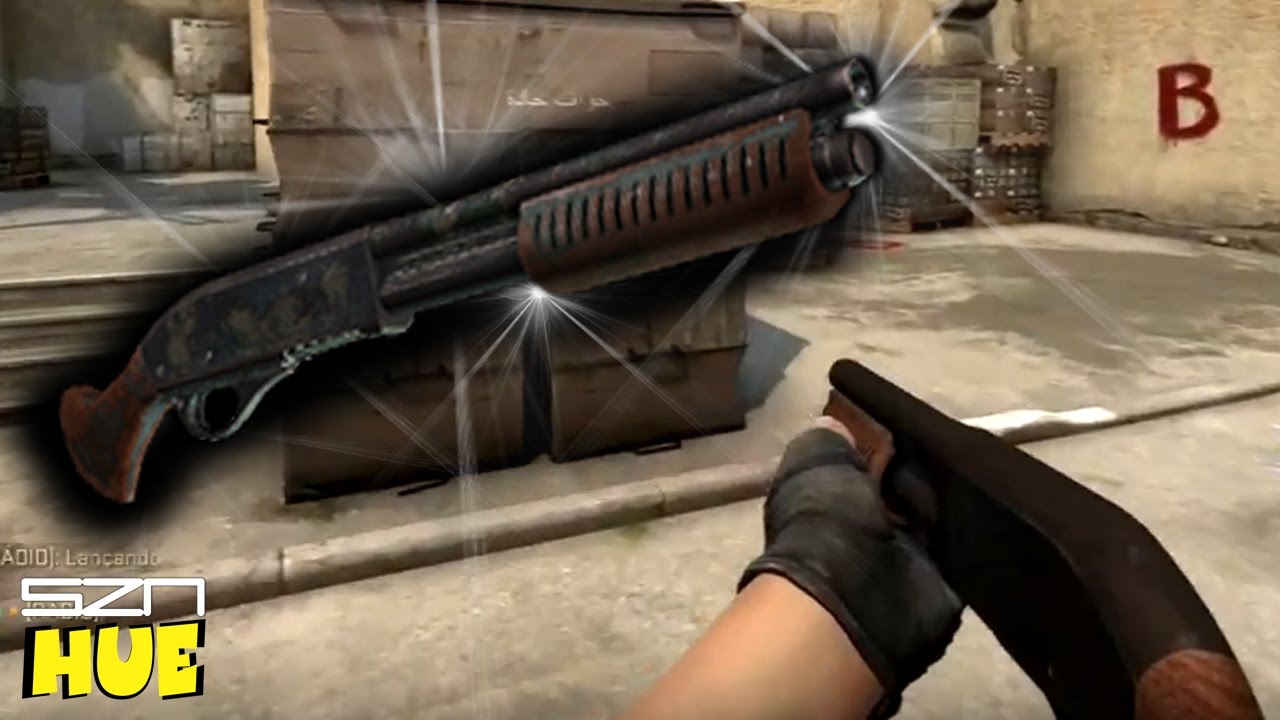 JOGANDO COMP USANDO S&Oacute; CANO CURTO (12) NO CS:GO - HUEstation