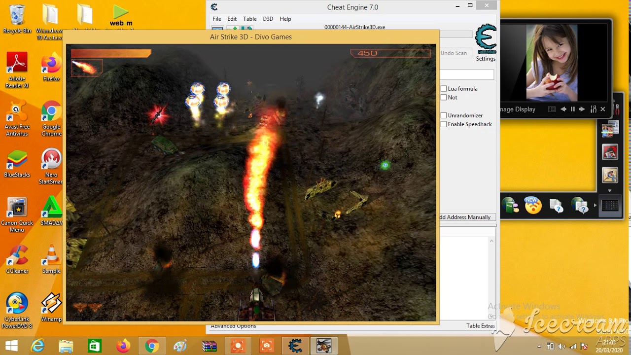 How to cheat Airstrike 3D in Laptop