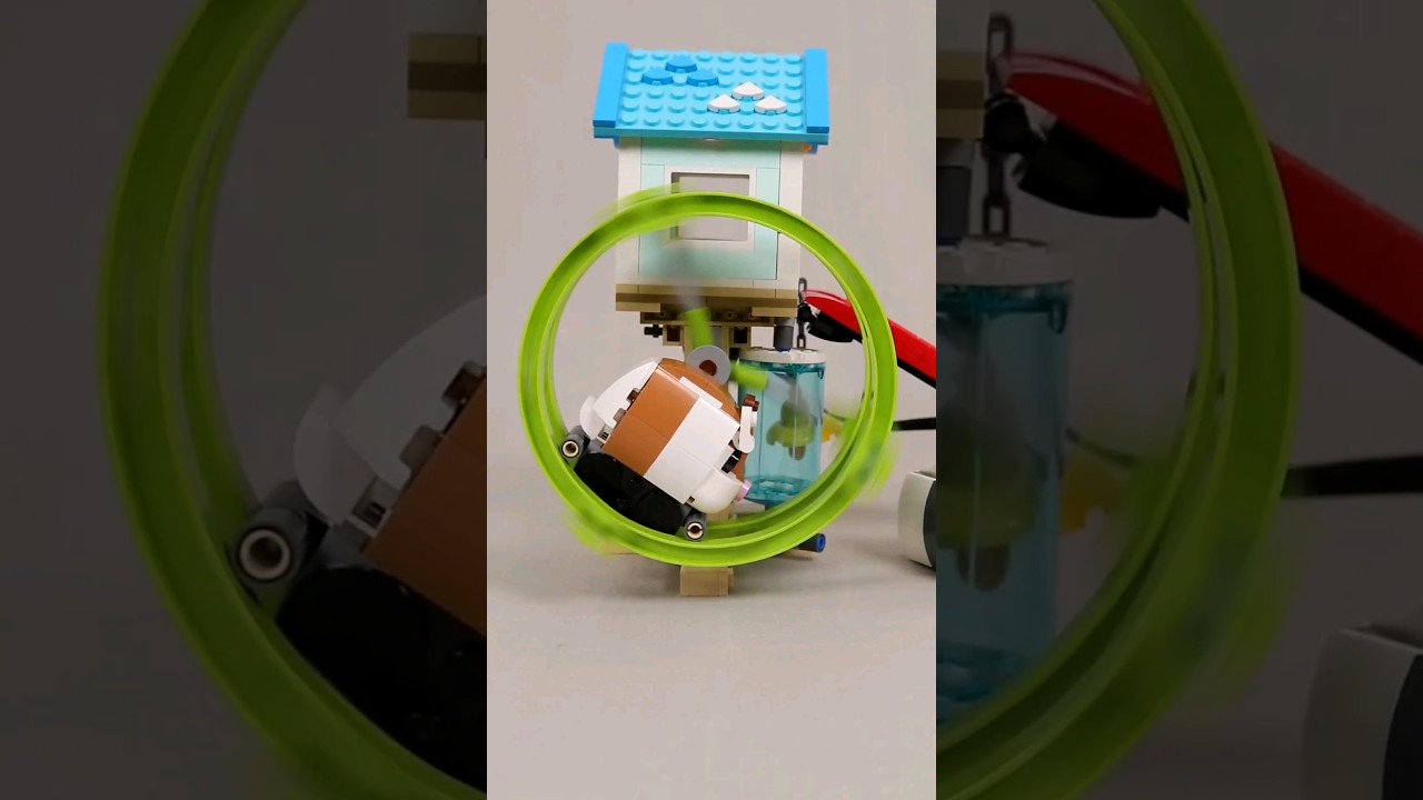 LEGO Hamster Wheel Madness