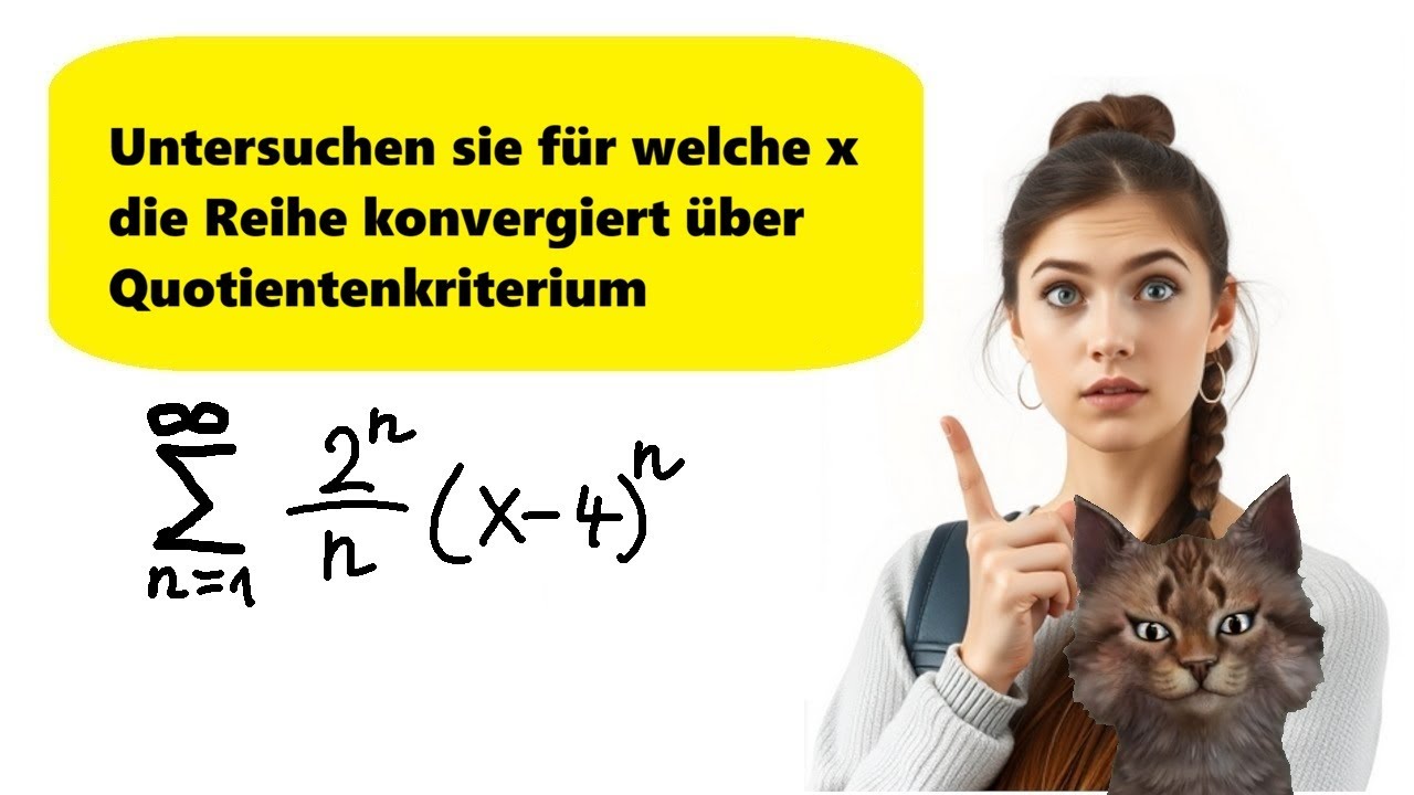 Für welche x konvergiert eine Reihe? | Quotientenkriterium einfach erklärt