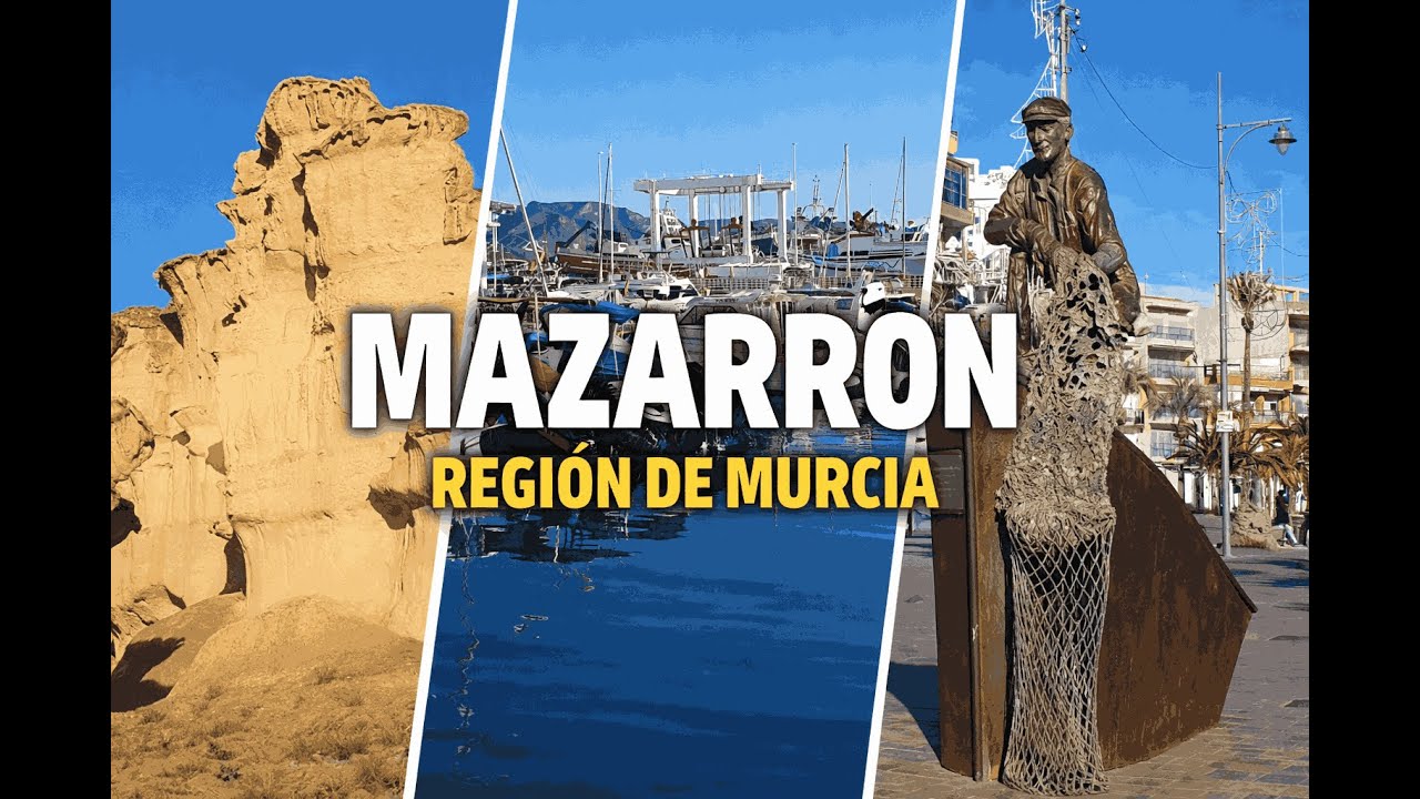 Mazarrón, Región de Murcia 🇪🇸 | Mar, Gredas de Bolnuevo y Puerto
